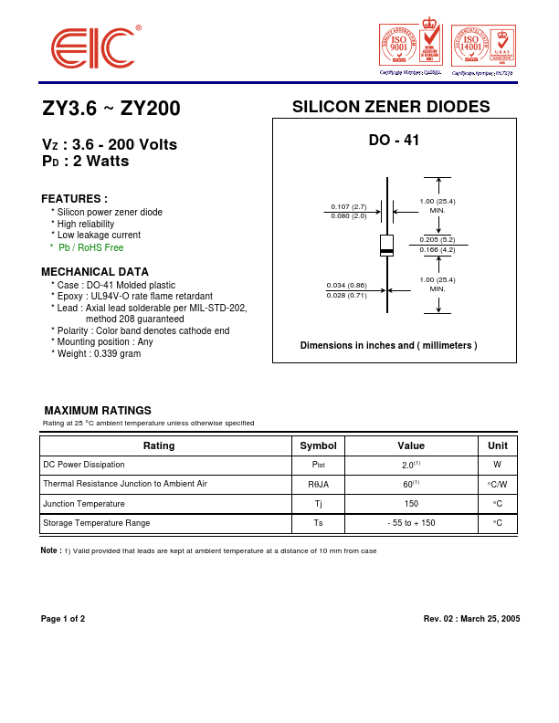 <?=ZY5.6?> डेटा पत्रक पीडीएफ