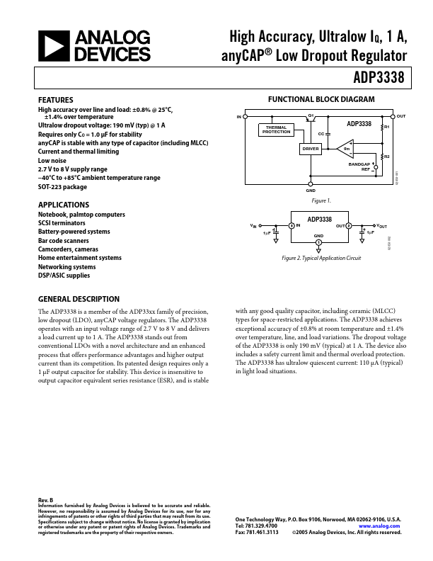 ADP3338 Analog Devices