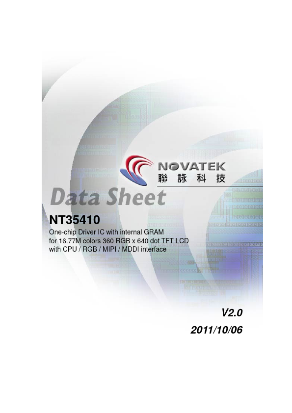 NT35410 Novatek