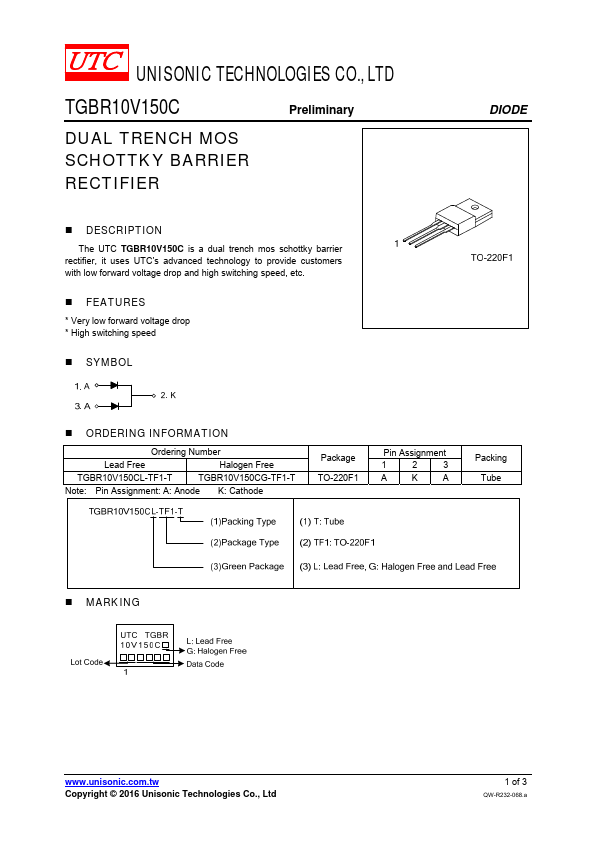 <?=TGBR10V150C?> डेटा पत्रक पीडीएफ