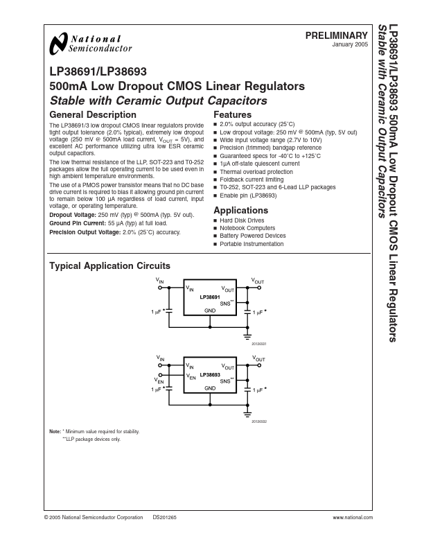 LP38691 National Semiconductor