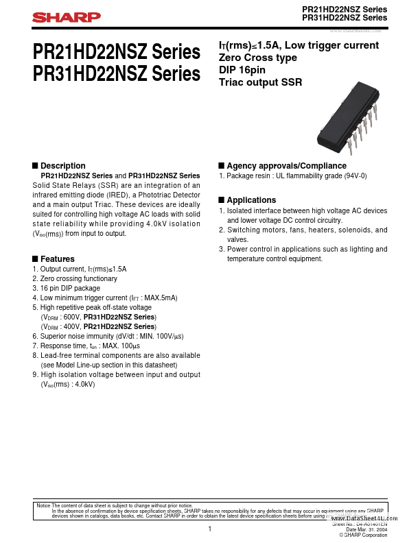 PR21HD22NSZ