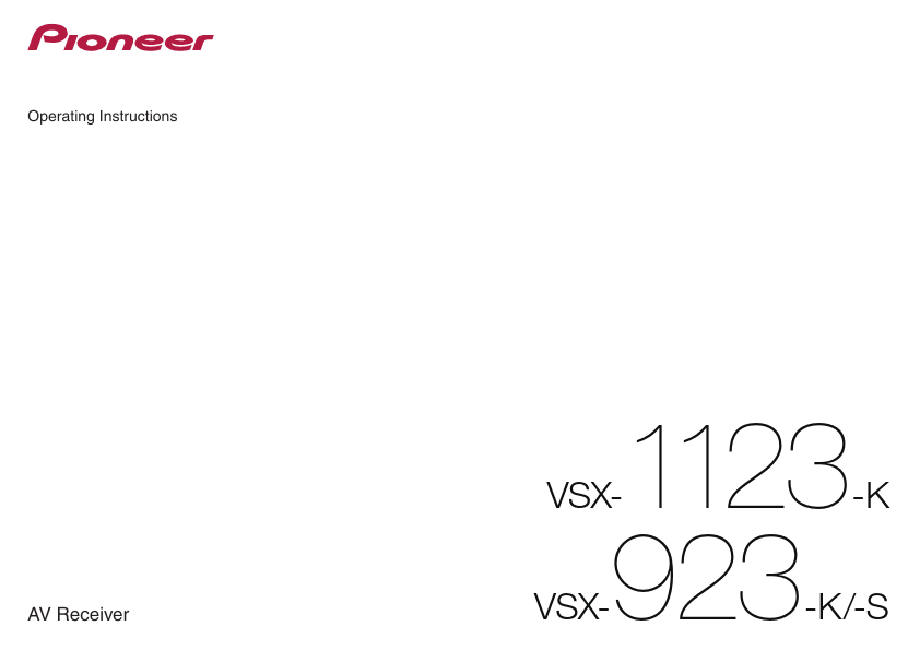 VSX-923-K Pioneer
