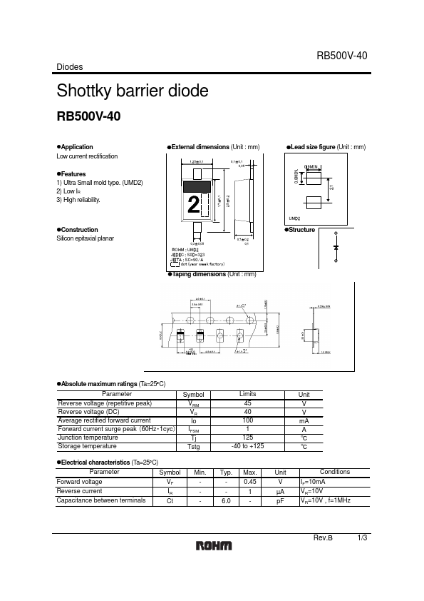 RB500V-40 Rohm