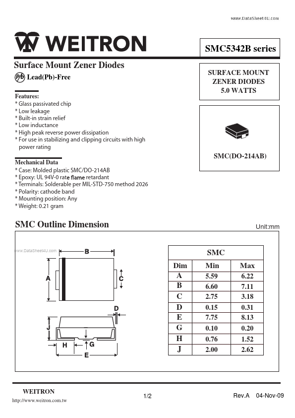 SMC5352B Weitron Technology