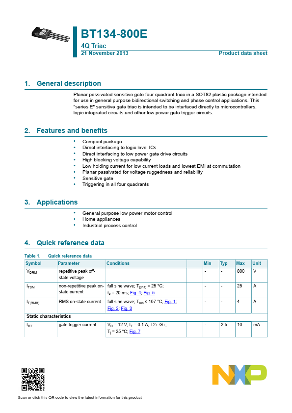 BT134-800E NXP