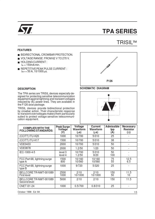 TPA100 STMicroelectronics