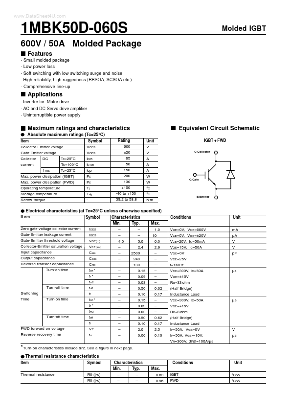 <?=1MBK50D-060S?> डेटा पत्रक पीडीएफ