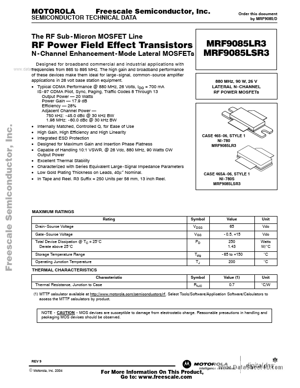 MRF9085LSR3