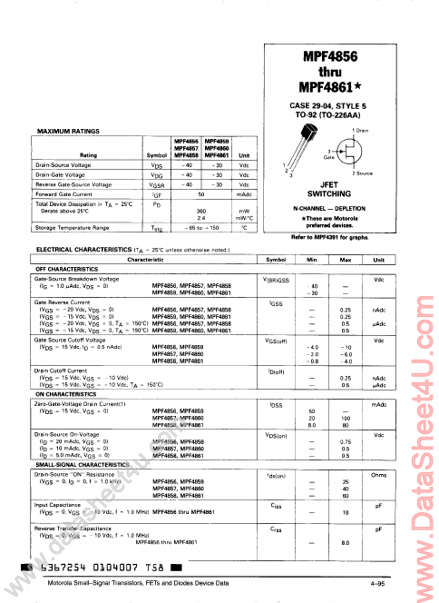 MPF4858 Freescale Semiconductor