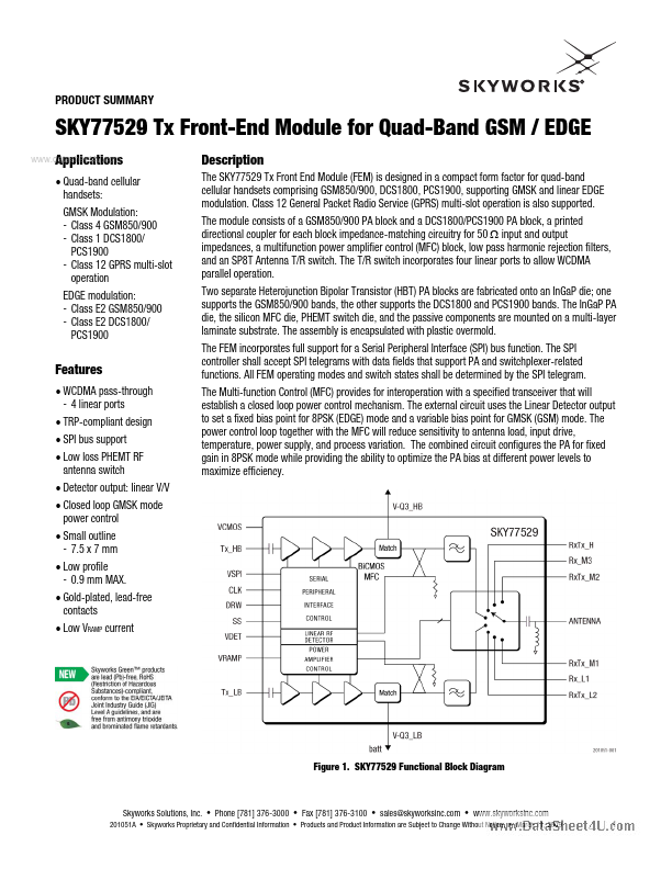 SKY77529 Skyworks Solutions
