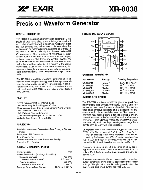 XR-8038