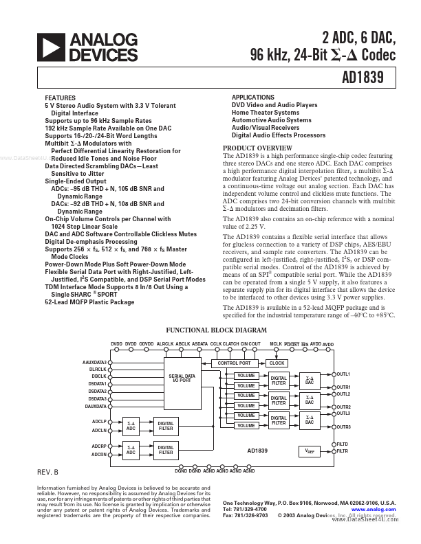 AD1839 Analog Devices