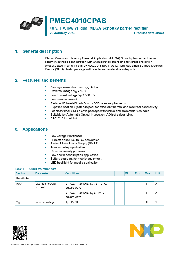 PMEG4010CPAS