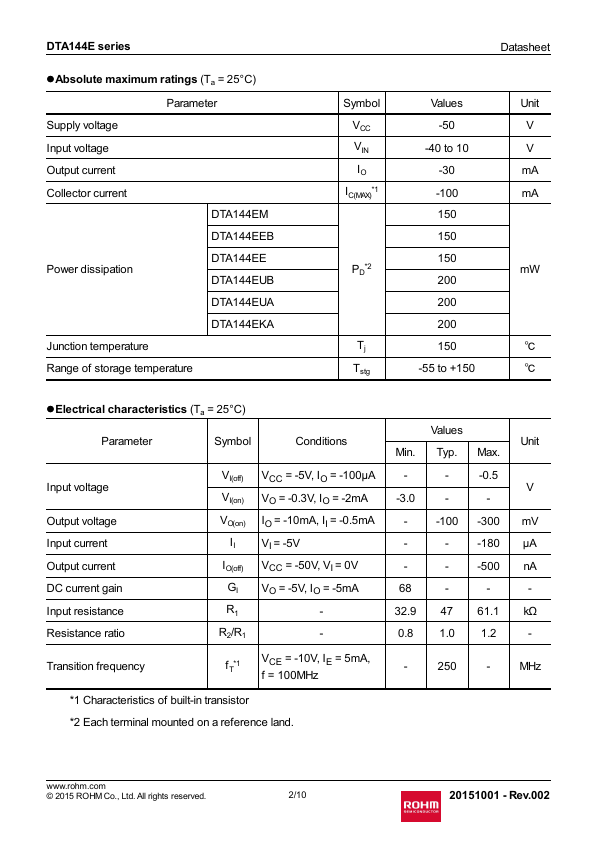 DTA144EUB