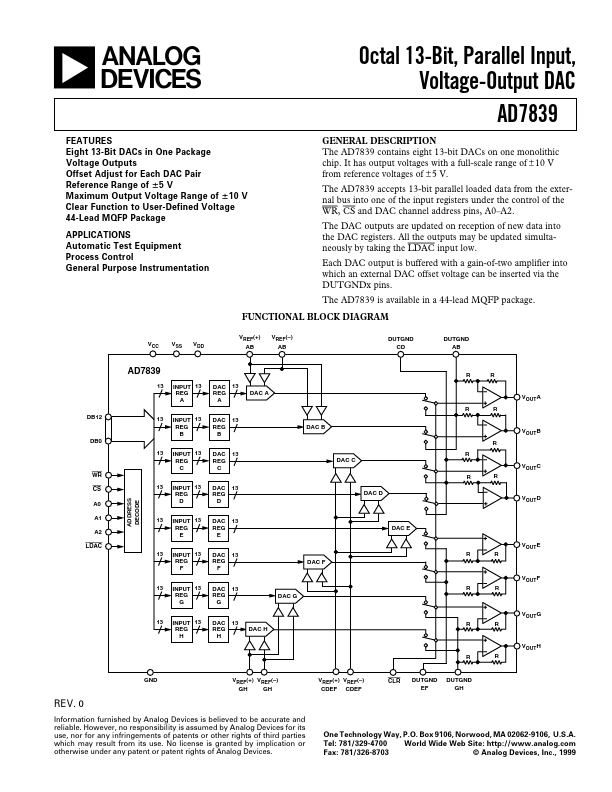 AD7839 Analog Devices
