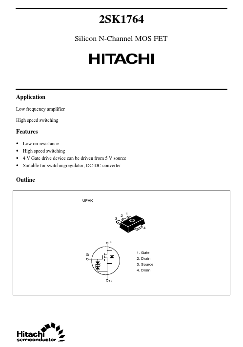 2SK1764 Hitachi Semiconductor