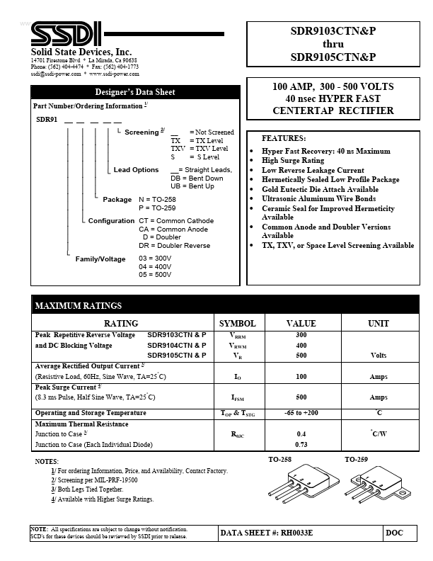 SDR9104CTP