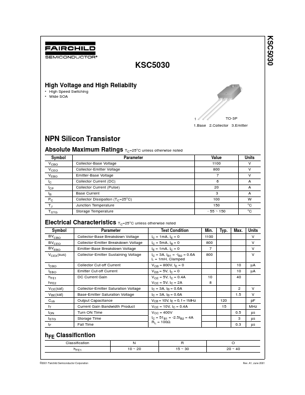 KSC5030 Fairchild Semiconductor