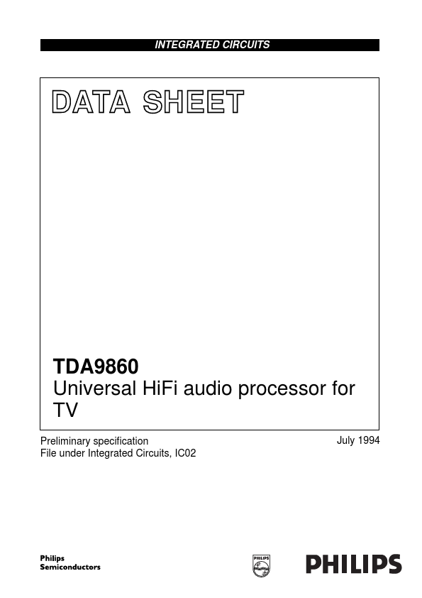 TDA9860 NXP