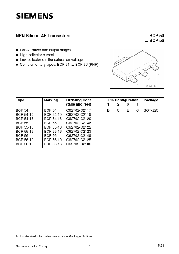 Q62702-C2148 Siemens Semiconductor Group