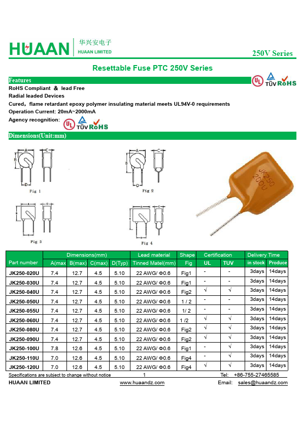 JK250-1500U