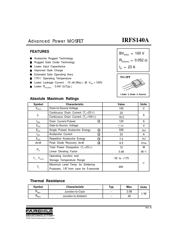 IRFS140A