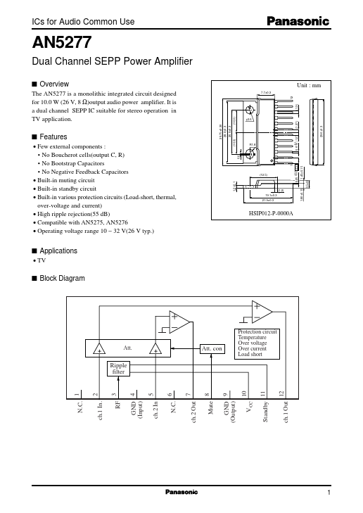 AN5277 Panasonic Semiconductor