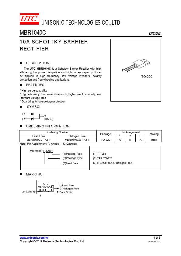 MBR1040C