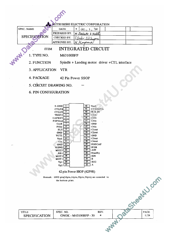 M63100BFP