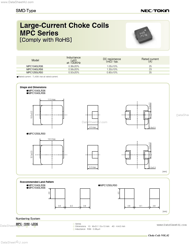 MPC1040LR36 NEC