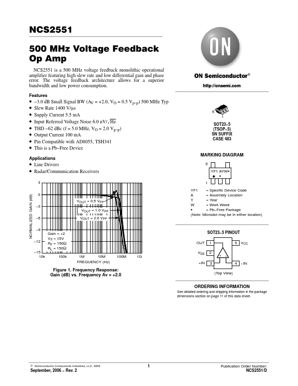 NCS2551 ON Semiconductor