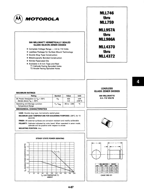 MLL976A Motorola