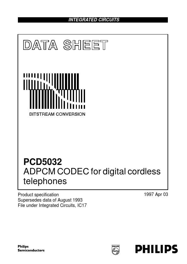 <?=PCD5032?> डेटा पत्रक पीडीएफ