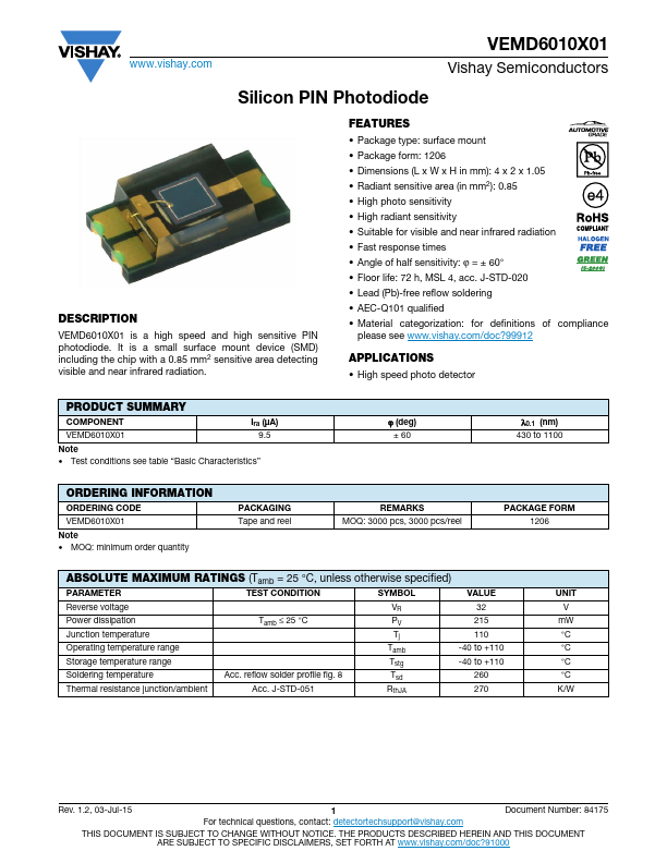 VEMD6010X01