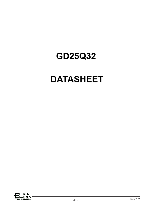 <?=GD25Q32?> डेटा पत्रक पीडीएफ