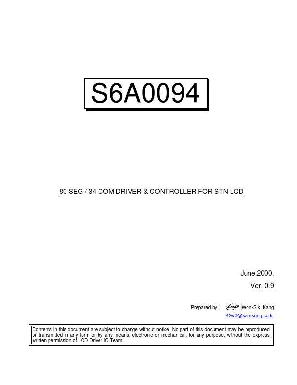 S6A0094 Samsung semiconductor