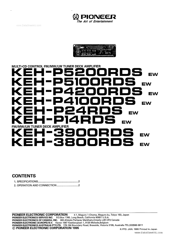 KEH-P14RDS Pioneer