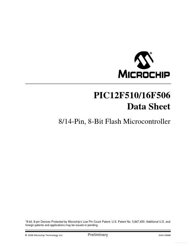 16F506 Microchip