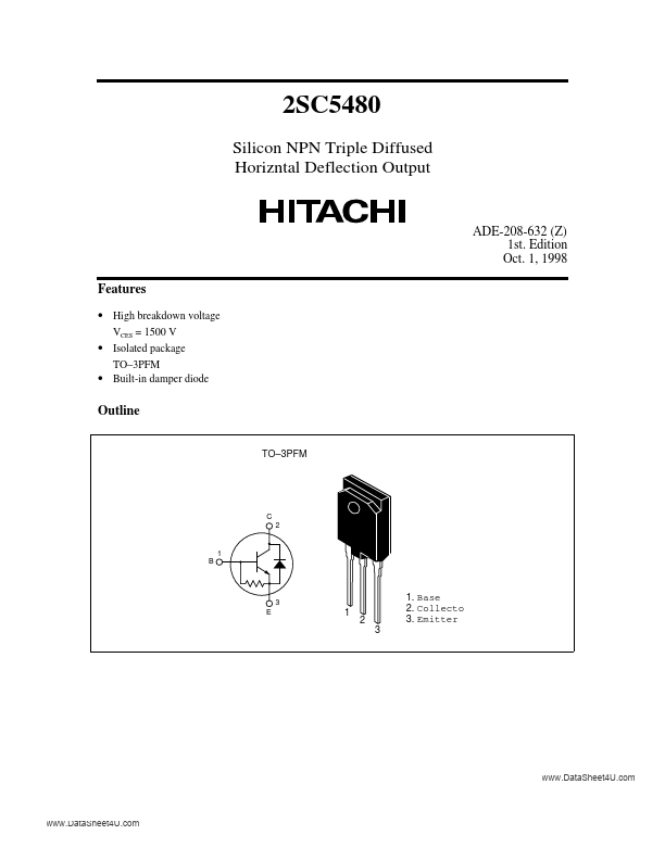 2SC5480 Hitachi Semiconductor