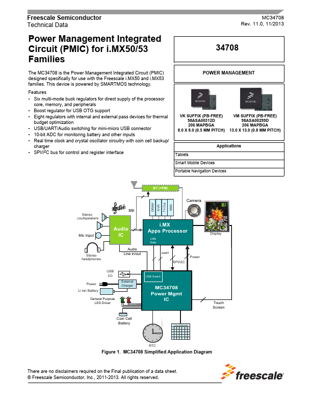 MC34708 Freescale Semiconductor