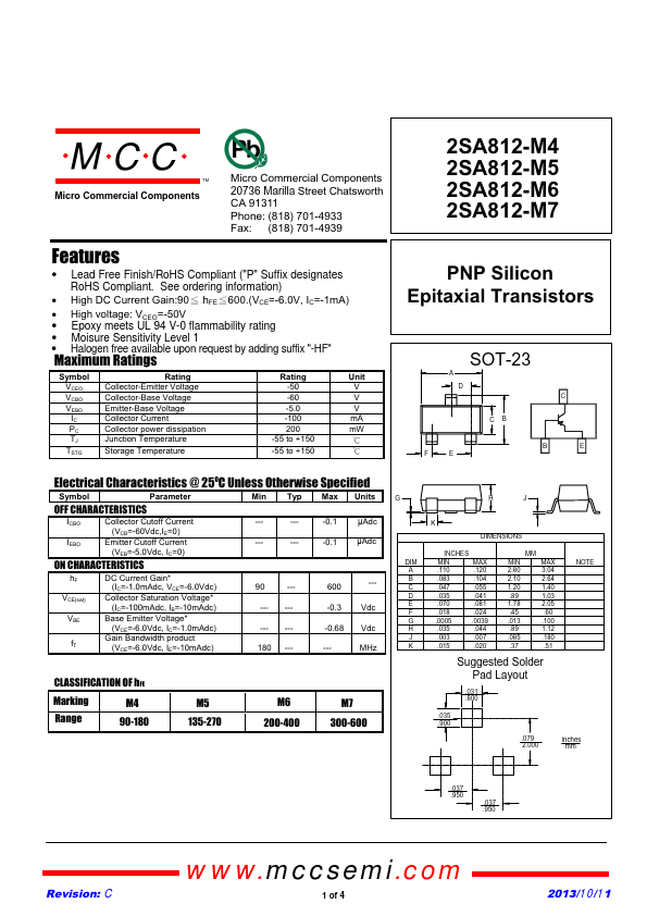 2SA812-M6 MCC