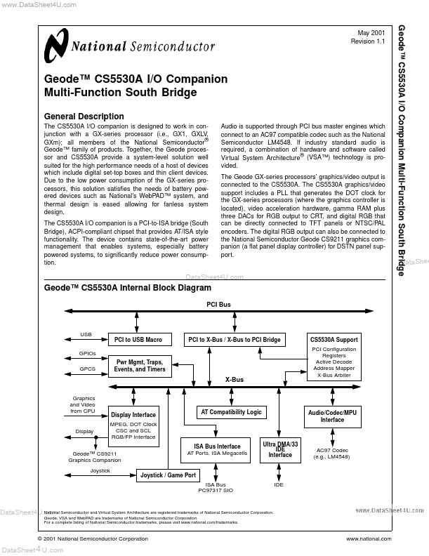 CS5530A National Semiconductor