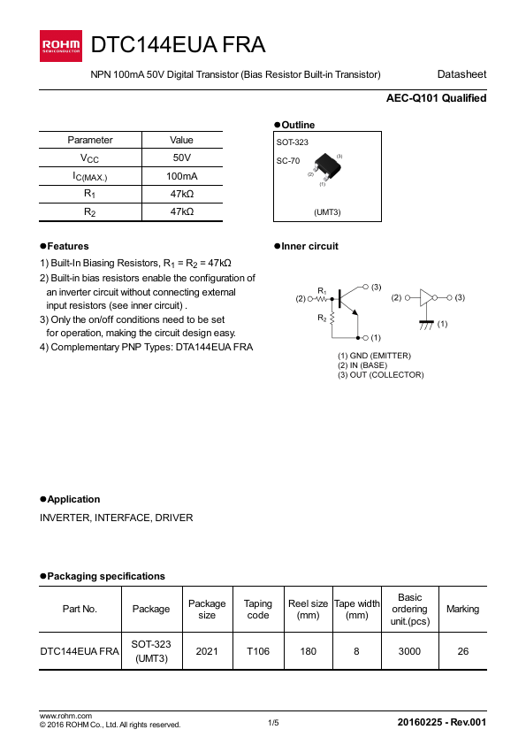 DTC144EUAFRA