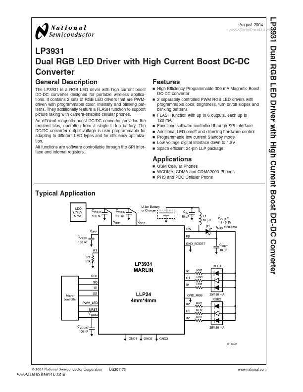 LP3931 National Semiconductor