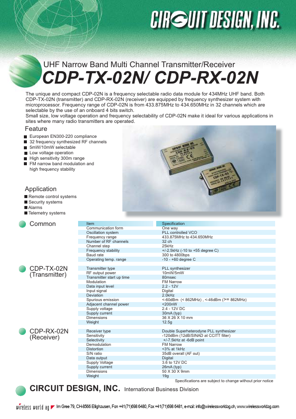 CDP-TX-02N