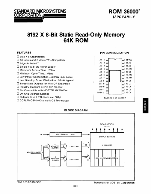 <?=ROM36000?> डेटा पत्रक पीडीएफ