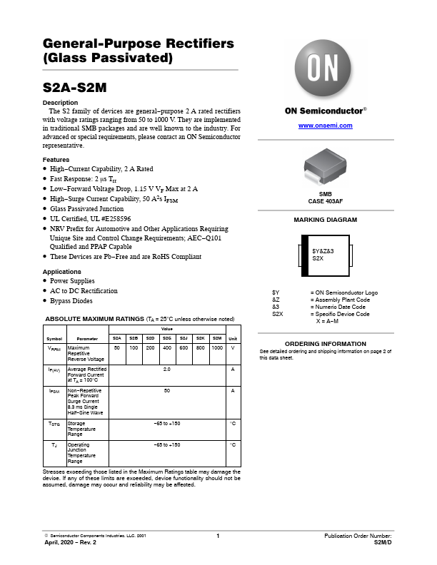 S2A ON Semiconductor