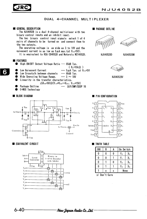 NJU4052B