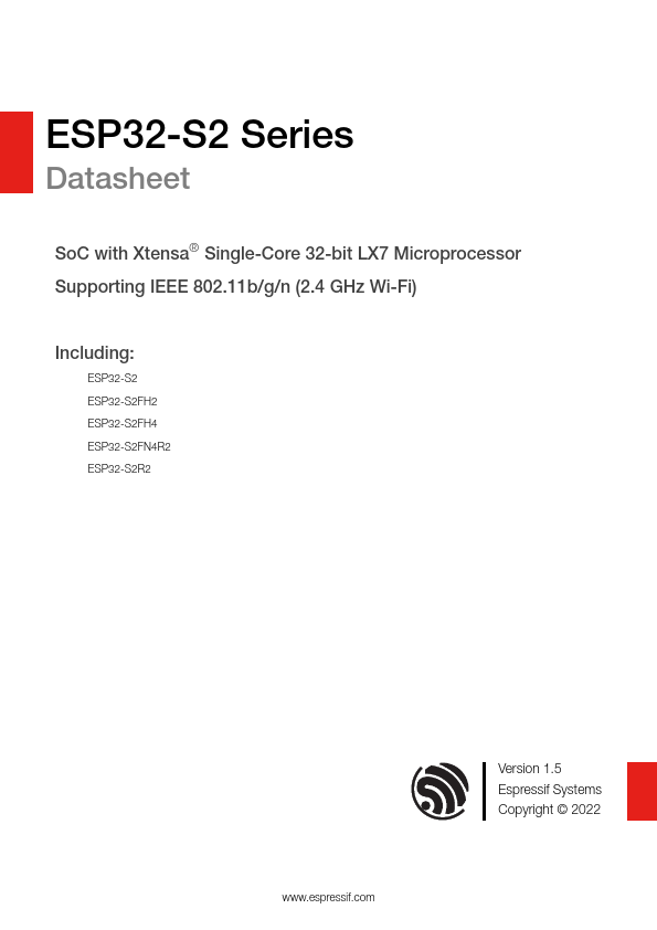 <?=ESP32-S2?> डेटा पत्रक पीडीएफ